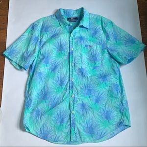 Vineyard Vines tropical beach button up shirt